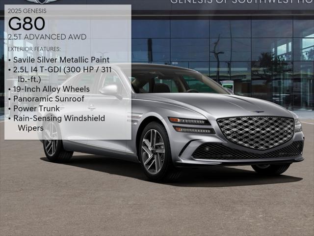 new 2025 Genesis G80 car, priced at $64,215