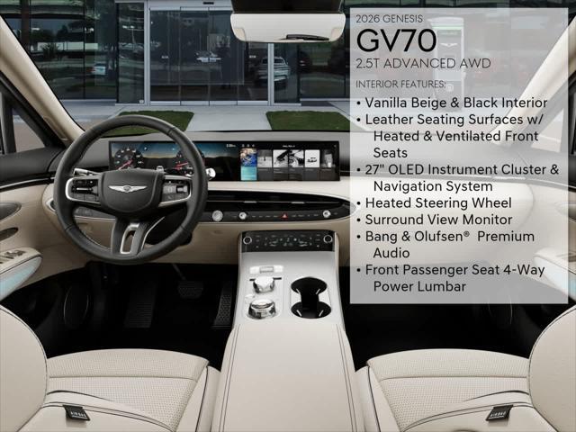 new 2026 Genesis GV70 car, priced at $57,895