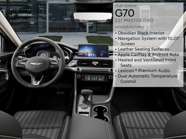 new 2026 Genesis G70 car, priced at $50,310