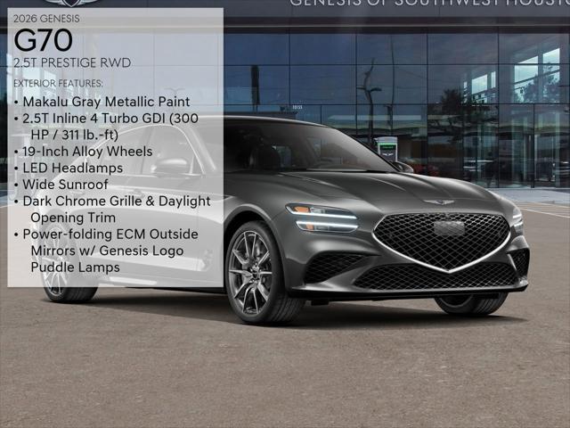 new 2026 Genesis G70 car, priced at $50,310