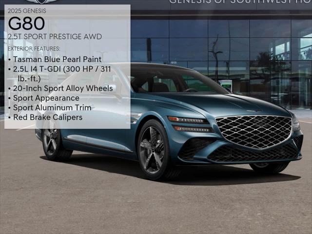 new 2025 Genesis G80 car, priced at $70,580