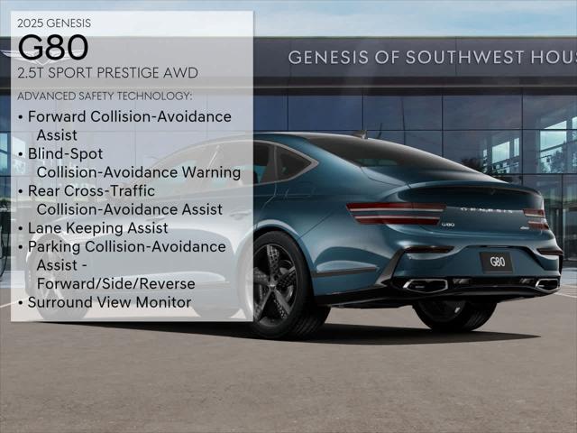 new 2025 Genesis G80 car, priced at $70,580