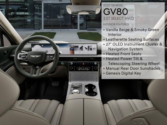 new 2025 Genesis GV80 car, priced at $65,215