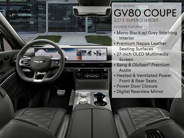 new 2025 Genesis GV80 Coupe car, priced at $88,355
