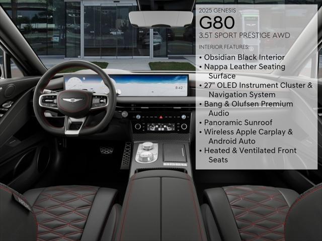 new 2025 Genesis G80 car, priced at $79,315