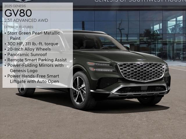 new 2025 Genesis GV80 car, priced at $69,205