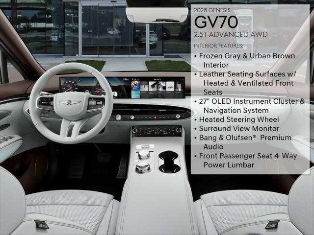 new 2026 Genesis GV70 car, priced at $57,925