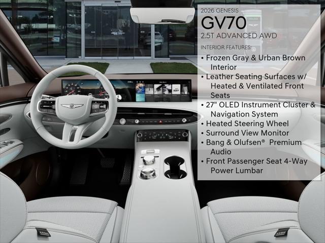 new 2026 Genesis GV70 car, priced at $57,925