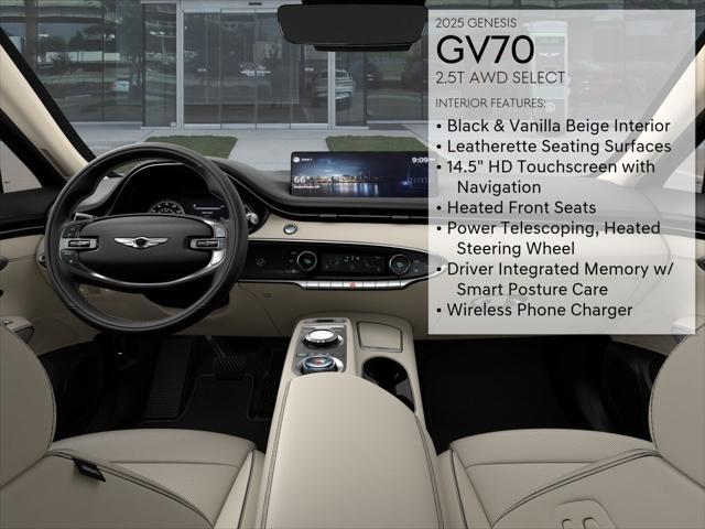 new 2025 Genesis GV70 car, priced at $51,655