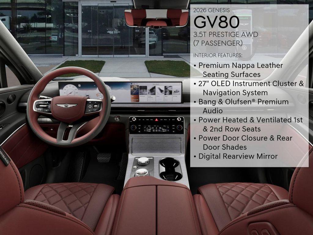 new 2026 Genesis GV80 car, priced at $84,635