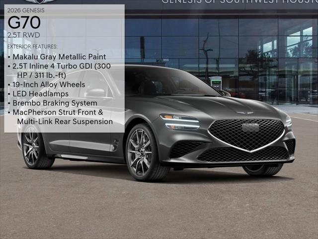 new 2026 Genesis G70 car, priced at $45,040