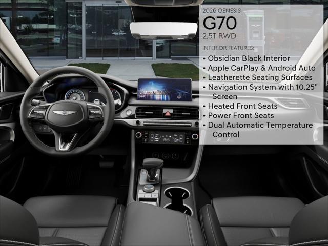 new 2026 Genesis G70 car, priced at $45,040