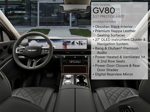 new 2025 Genesis GV80 car, priced at $82,085