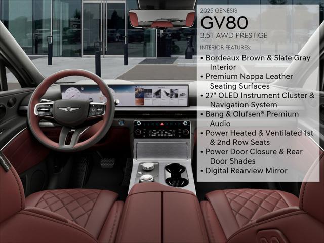 new 2025 Genesis GV80 car, priced at $82,110