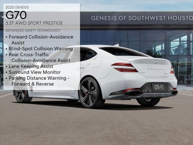 new 2025 Genesis G70 car, priced at $58,885