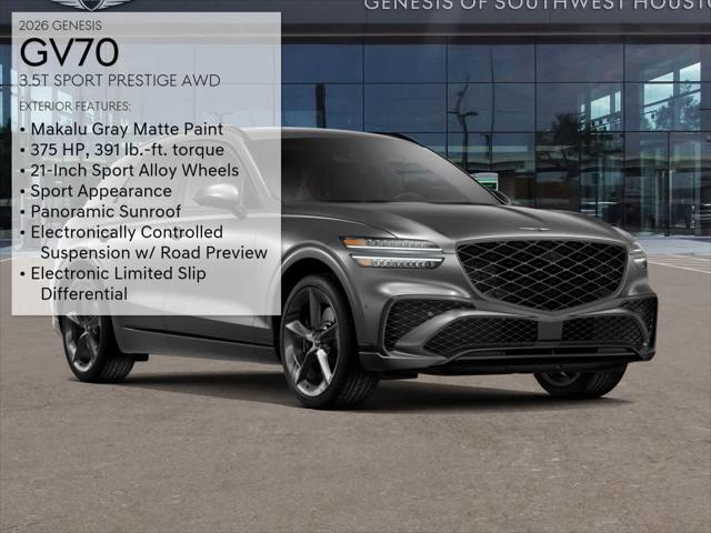 new 2026 Genesis GV70 car, priced at $73,365