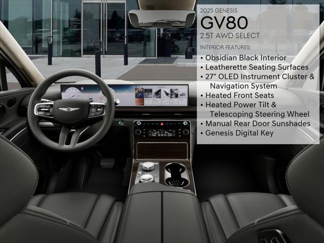 new 2025 Genesis GV80 car, priced at $68,375