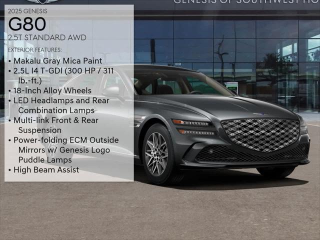 new 2025 Genesis G80 car, priced at $59,440