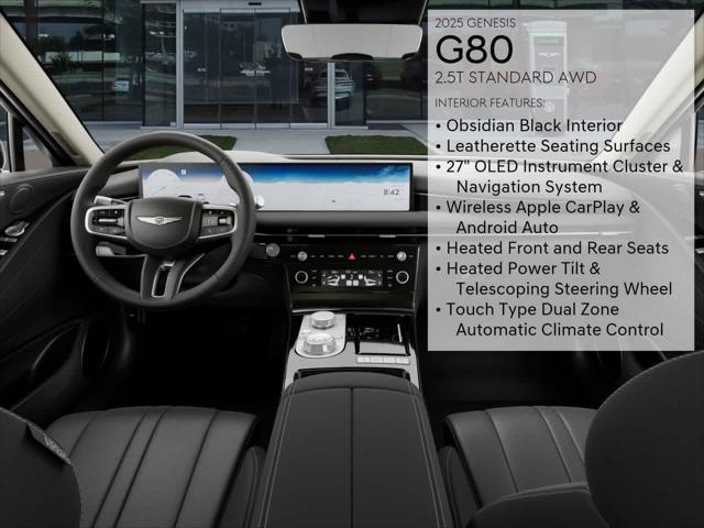 new 2025 Genesis G80 car, priced at $59,440