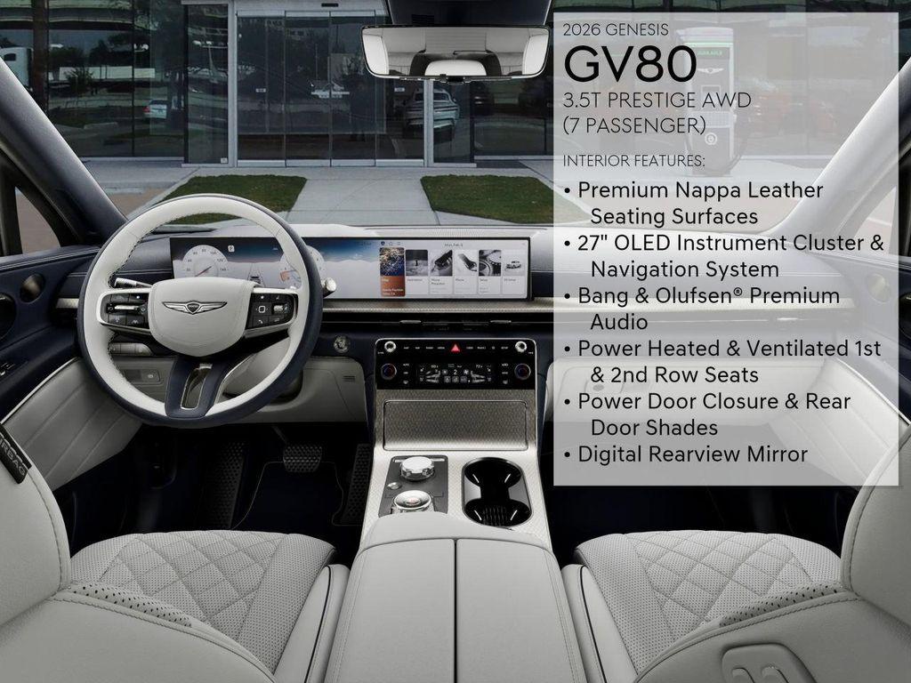 new 2026 Genesis GV80 car, priced at $84,635
