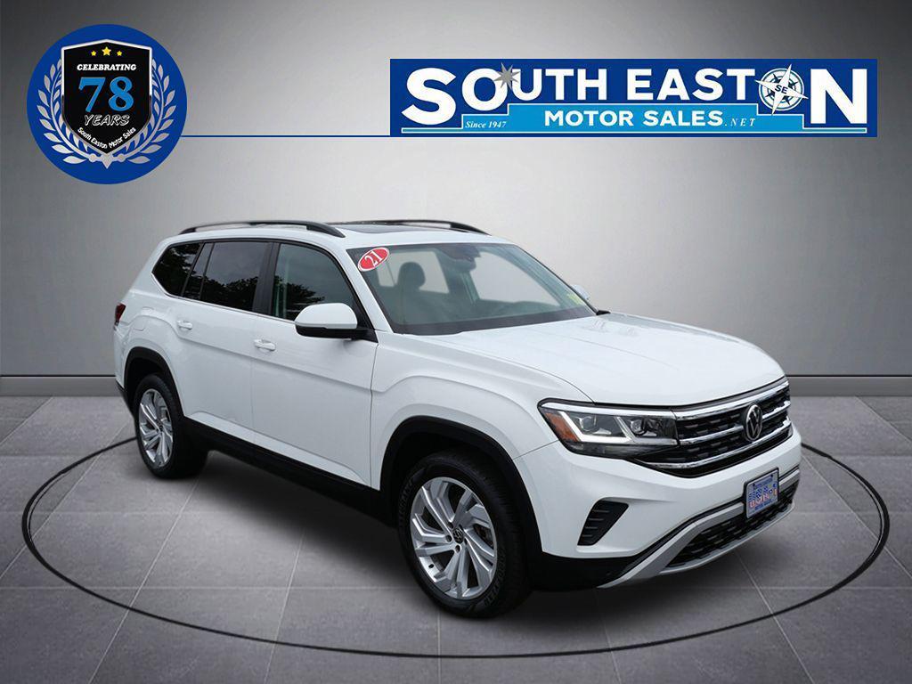 used 2021 Volkswagen Atlas car, priced at $24,995