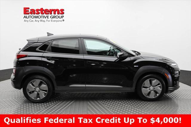 used 2020 Hyundai Kona EV car, priced at $22,490