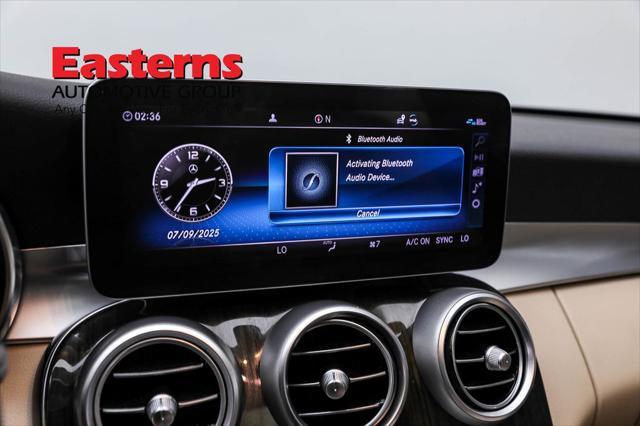 used 2019 Mercedes-Benz C-Class car, priced at $21,490