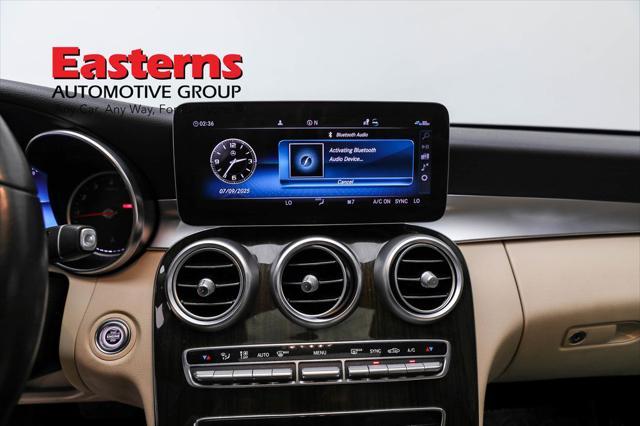 used 2019 Mercedes-Benz C-Class car, priced at $21,490
