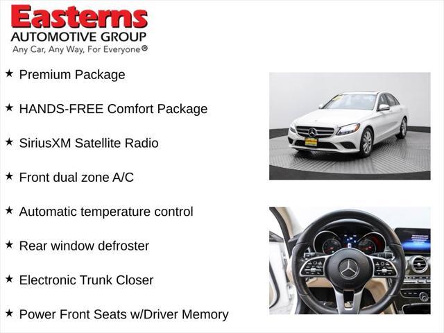 used 2019 Mercedes-Benz C-Class car, priced at $21,490