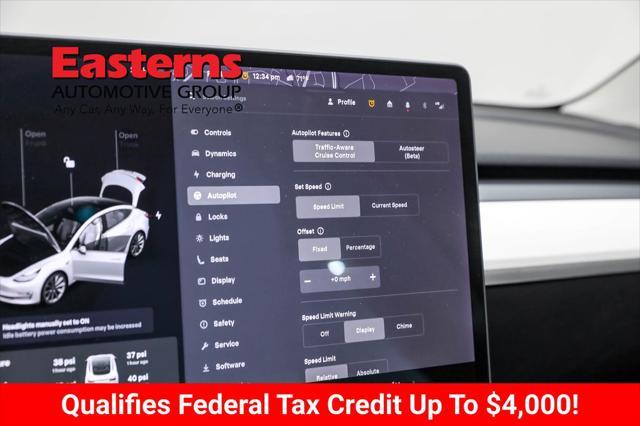 used 2019 Tesla Model 3 car, priced at $22,950