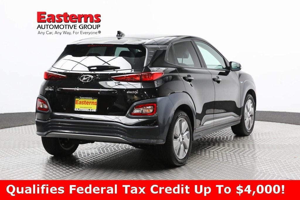 used 2020 Hyundai Kona EV car, priced at $23,490