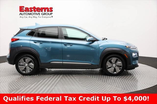 used 2020 Hyundai Kona EV car, priced at $20,950