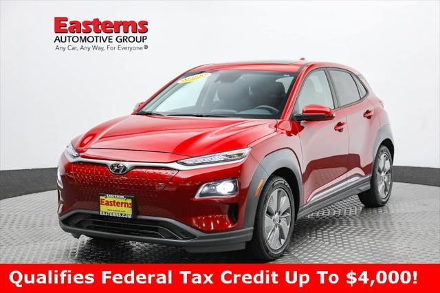 used 2021 Hyundai Kona EV car, priced at $20,950