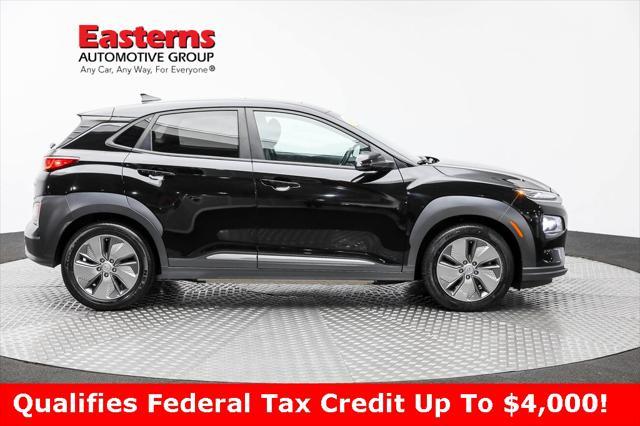 used 2021 Hyundai Kona EV car, priced at $21,275