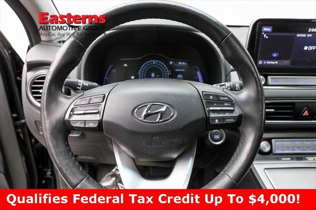 used 2021 Hyundai Kona EV car, priced at $21,275