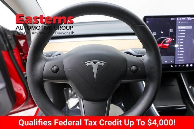 used 2019 Tesla Model 3 car, priced at $22,850