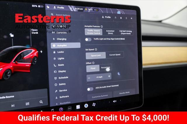 used 2019 Tesla Model 3 car, priced at $22,850