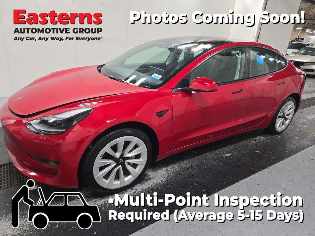 used 2022 Tesla Model 3 car, priced at $23,950