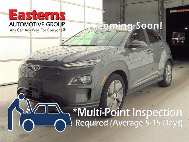 used 2021 Hyundai Kona EV car, priced at $21,490