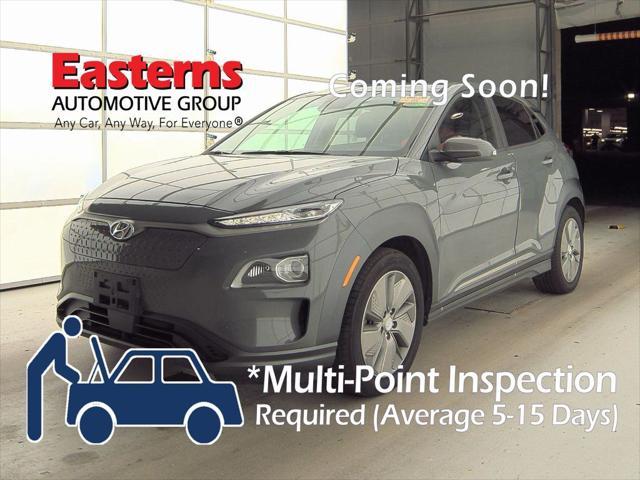 used 2021 Hyundai Kona EV car, priced at $21,490