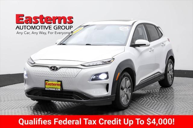 used 2021 Hyundai Kona EV car, priced at $19,950