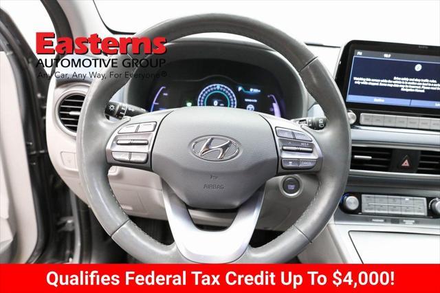 used 2021 Hyundai Kona EV car, priced at $22,275