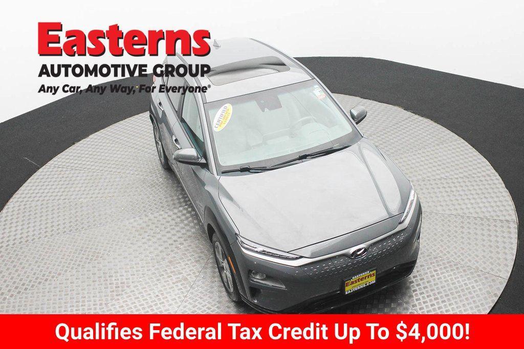 used 2021 Hyundai Kona EV car, priced at $22,275