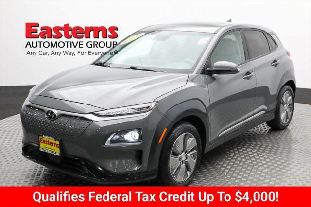 used 2021 Hyundai Kona EV car, priced at $22,275