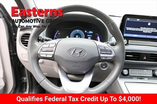 used 2021 Hyundai Kona EV car, priced at $22,275
