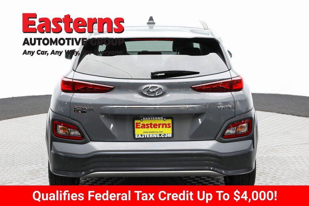 used 2021 Hyundai Kona EV car, priced at $22,275