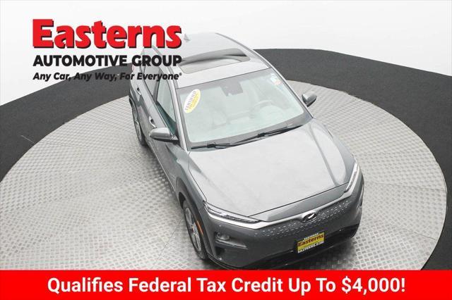 used 2021 Hyundai Kona EV car, priced at $22,275