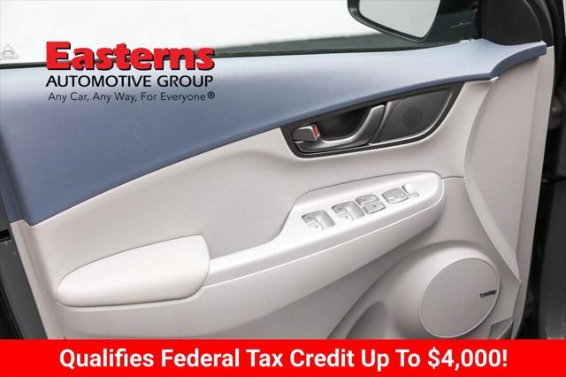 used 2021 Hyundai Kona EV car, priced at $22,275