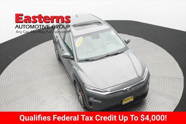 used 2021 Hyundai Kona EV car, priced at $22,275
