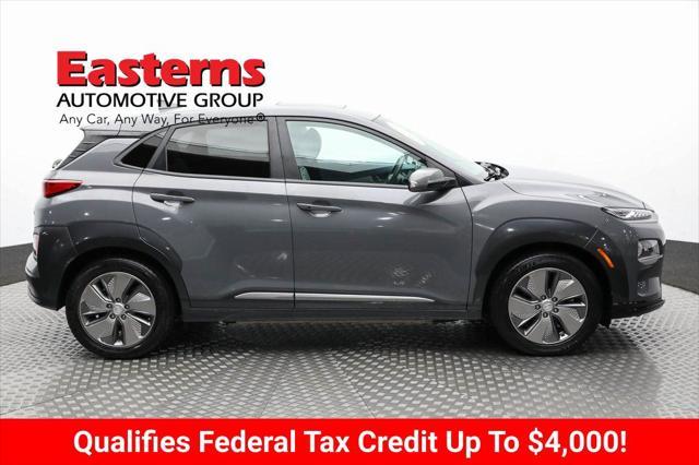 used 2021 Hyundai Kona EV car, priced at $22,275
